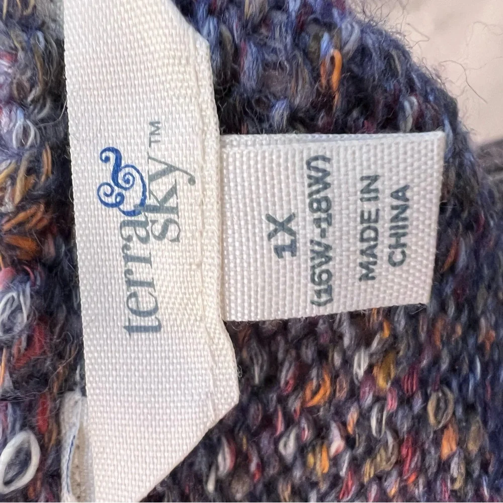 Women's Multicolor Knit Cardigan - Picture 5 of 5